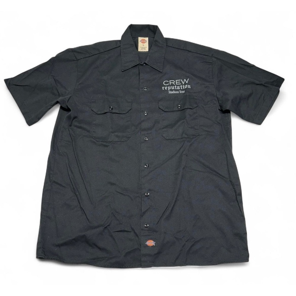 Dickies Taylor Swift Reputation Stadium Tour Crew Shirt Black Large
